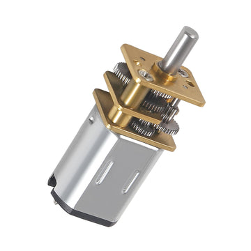 4Pcs DC 12V 1000RPM Gear Motor Full Metal Geared Mini Micro Gear with Gearwheel 1000RPM N20 Speed Reduction Motor for DIY RC Toy