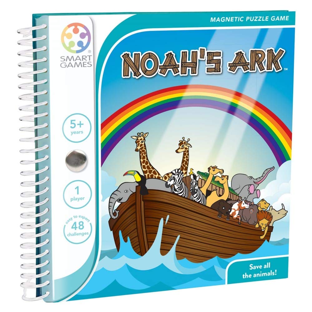 Smartgames Sgt240 - Noah'S Ark, Magnetic Puzzle Game With 48 Challenges, 5+ Years, Colores Aleatorios