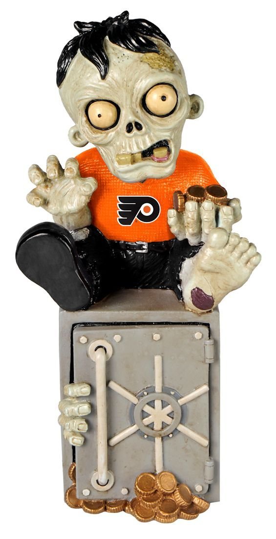 Foco Nhl Philadelphia Flyers Resin Zombie Bank