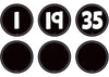 Teacher Created Resources Black And White Numbers Magnetic Accents (Tcr77589)
