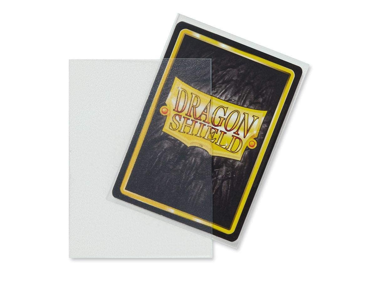 Dragon Shield Card Sleeve, Matte, Clear, 100Ct (Polypropylene), For 63X88 Mm Cards, Superior Handling, Pvc-Free, Archival Safe,
