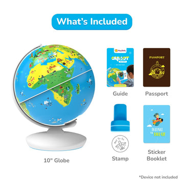 Shifu PlayShifu Smart Globe - Interactive AR Educational Toy for Kids Ages 4-10, Blue, Model Shifu014, Ideal STEM Gift