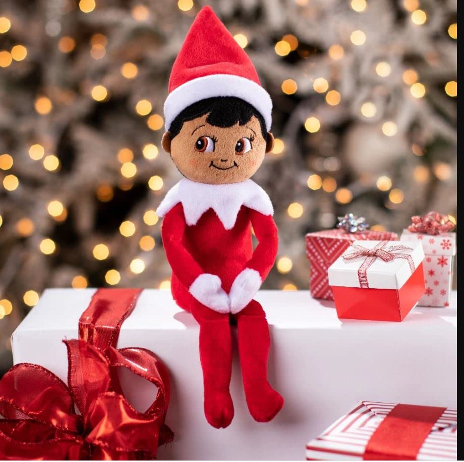 The Elf On The Shelf 12' Plushee Pal Snuggler Elf Dark Tone Girl & Boy
