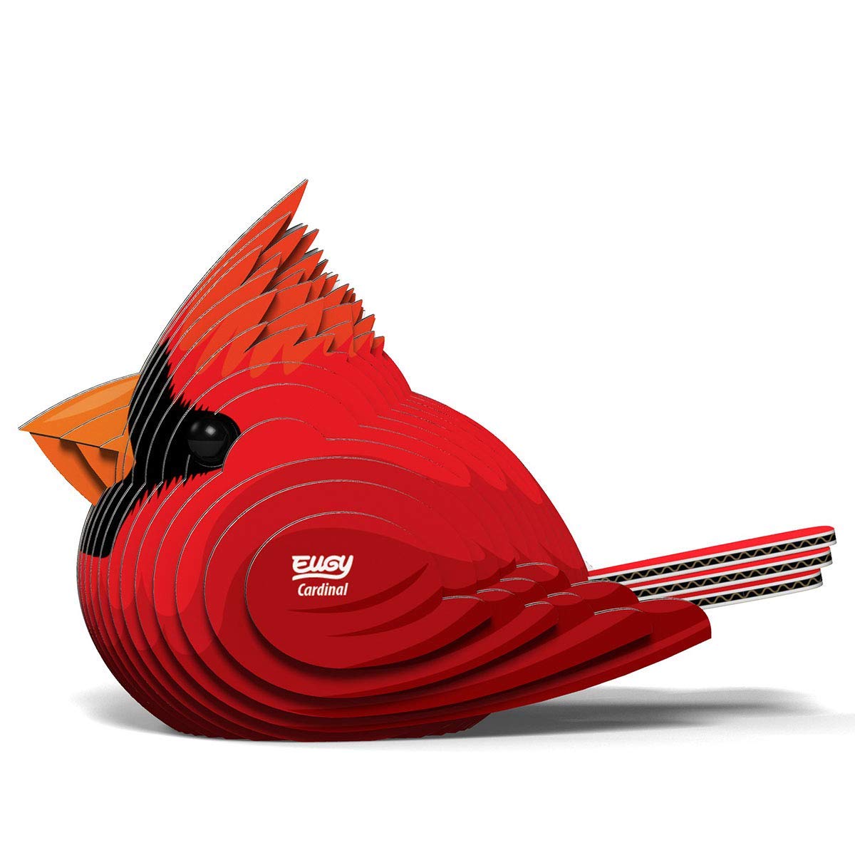 Eugy Cardinal 3D Puzzle, 27 Piece Eco-Friendly Educational Toy Puzzles For Boys, Girls & Kids Ages 6+