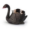 LC JoyCre Black Swan Figurine 3 Inch Big Black Goose Toy Swan Toy Animal Figure for Toddlers Preschool Animals Figures Eduaction