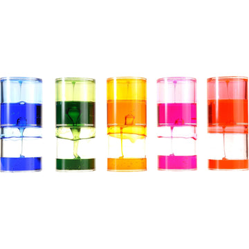 Powertrc Liquid Motion Spiral Timer Fidget Calming And Soothing Desktop Toy Sensory Visual Toy Beautiful Ooze Tube For Autism, Anxiety & Adhd