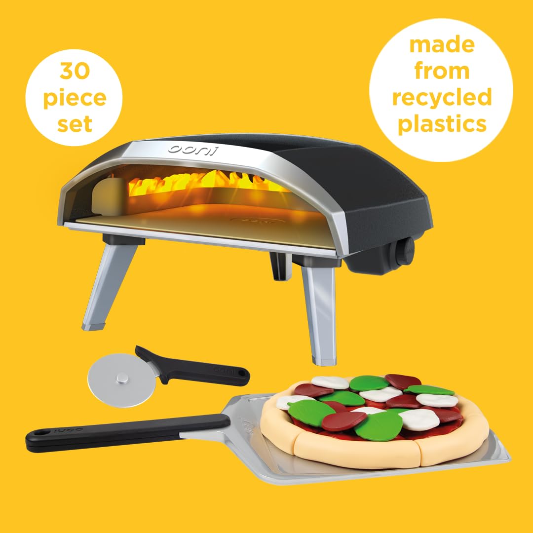 Casdon Ooni Koda Pizza Oven | Toy Pizza Oven For Children Aged 3+ | Features Real Flame-Effect Light!