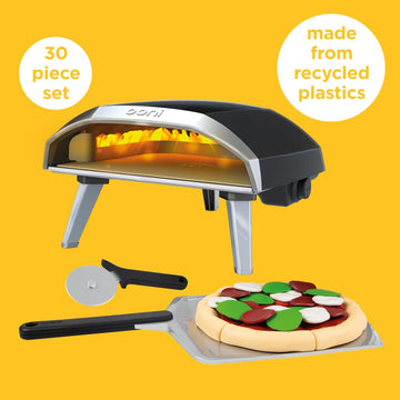 Casdon Ooni Koda Pizza Oven | Toy Pizza Oven For Children Aged 3+ | Features Real Flame-Effect Light!