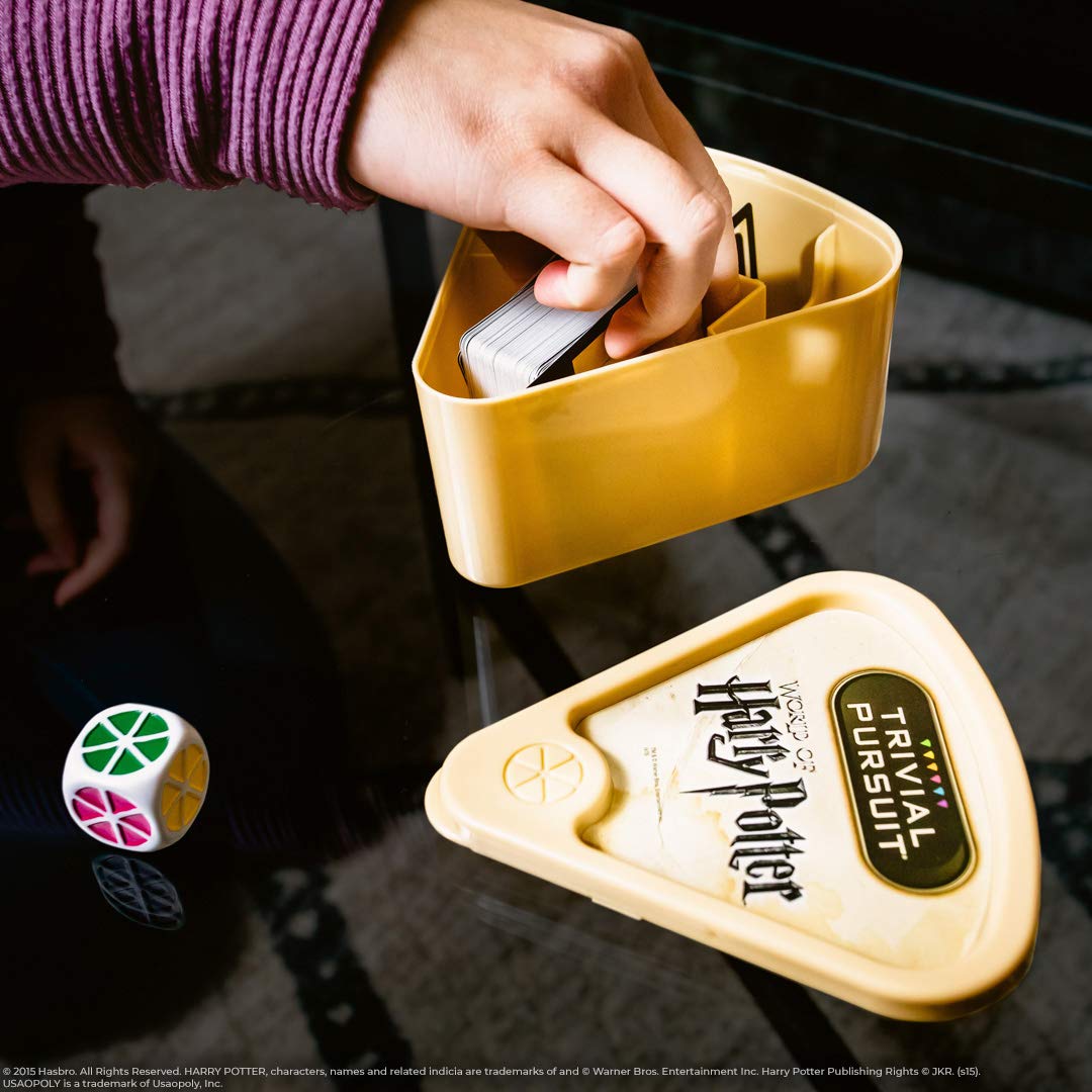 USAOPOLY TRIVIAL PURSUIT Harry Potter Quickplay Edition Trivia Game - 1-Pack, Multicolor, Cardboard, Model TP010-400