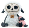 Summit Collection Furrybones Wooolee Signature Skeleton In White Sheep Costume With Small Pink Sheep Doll.