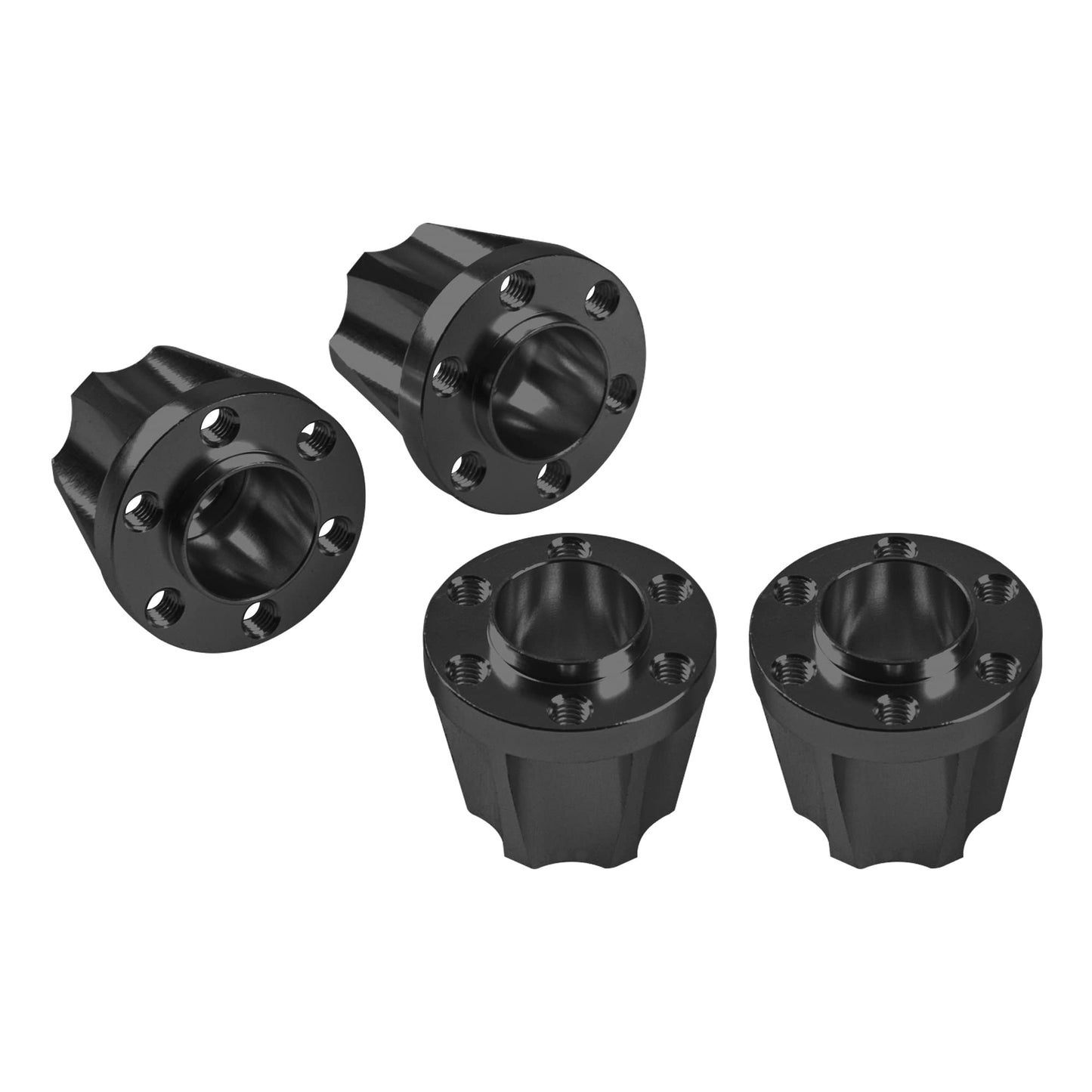 Vgoohobby Metal RC 12mm Wheel Hex Hub Extension Combiner Compatible with 1.9/2.2inch Wheel Rim Axial SCX10 Traxxas TRX4 D90 1/10