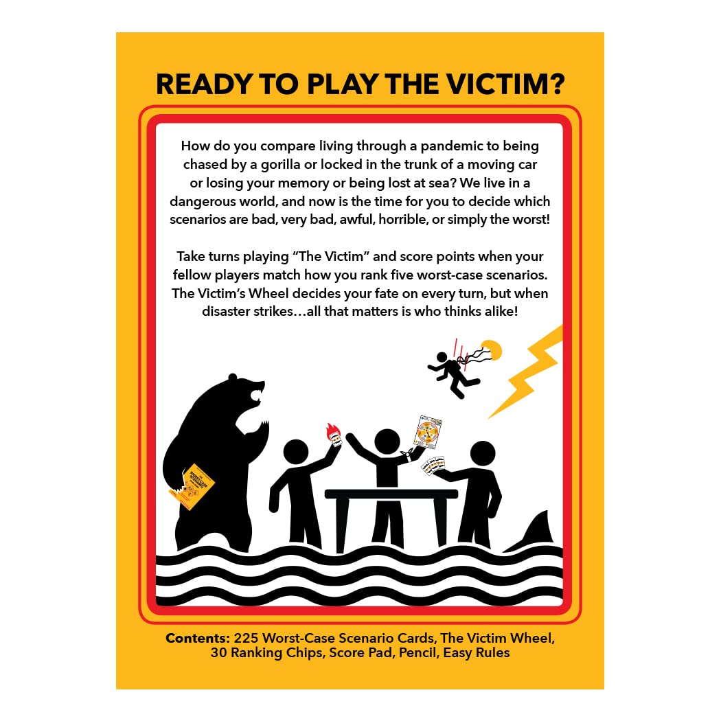 The Worst-Case Scenario Card Game - All New Family/Party Game | 0% Trivia, 100% Humorous Fun