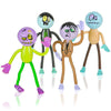 Artcreativity Assorted Bendable Zombies For Kids - Pack Of 12-3.75 Inch Figurines With Bendable Limbs - Party Favors, Treats, Décor, Goodie Bag Fillers, Trick Or Treat Supplies