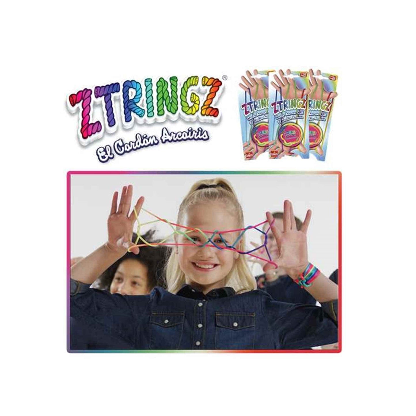Goliath Ztringz - Twist, Turn And Create With The Original Rainbow Rope - Recommended For Ages 5 And Up