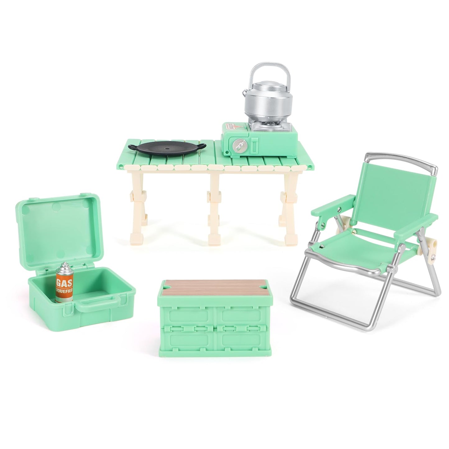 Dollhouse Furniture Set for Kids Toys Miniature Doll House Accessories Pretend Play Toys for Boys Girls & Toddlers Age 3+ with C