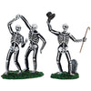 #72377 Lemax Dancing Skeletons, Set Of 2