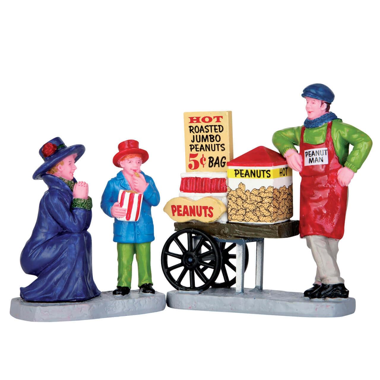 Lemax Roasted Peanut Treats, Set Of 2#62453