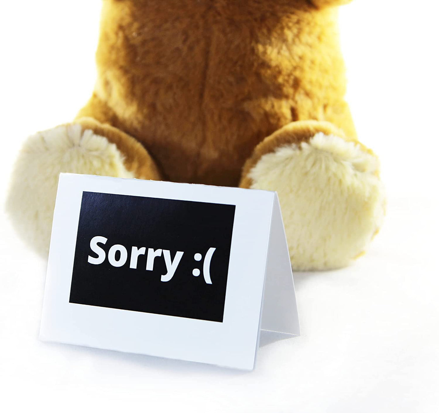Cutest Im Sorry Gift for Her & Him - The Im Sorry Teddies - Embarrassed Adorable Super Soft Stuffed Animal Plush Toy - Unique