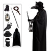 WETRBWEH Scary Halloween Costumes for Men, Plague Doctor Costume Plague Doctor Mask for Party Prom Gifts