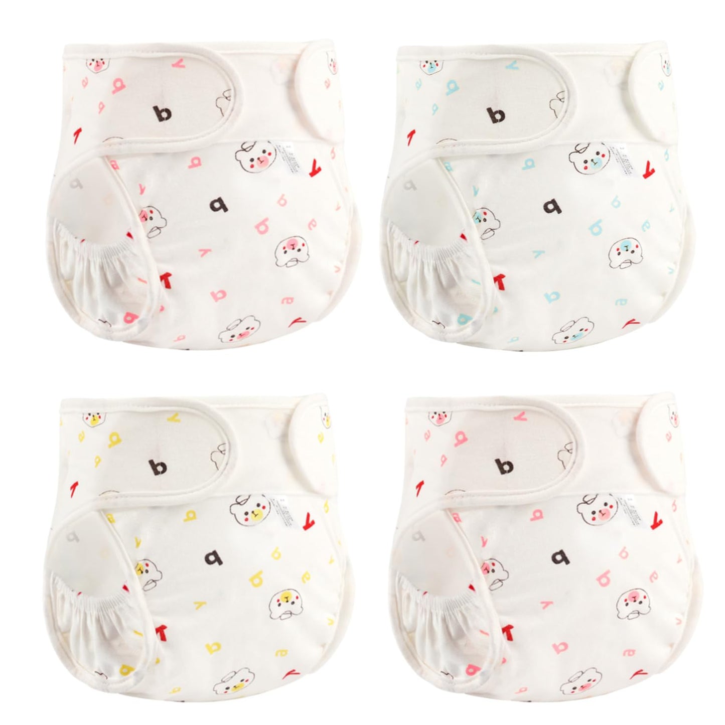 Ohijgn Reborn Baby Dolls Diapers For 17-22 Inch Newborn Doll- 4-Piece Pack