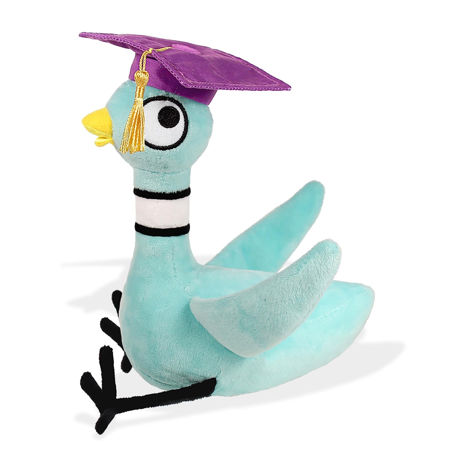YOTTOY Plush Toy | Mo Willems Pigeon Graduation | 6.5” Polyester Stuffed Animal | Model 681