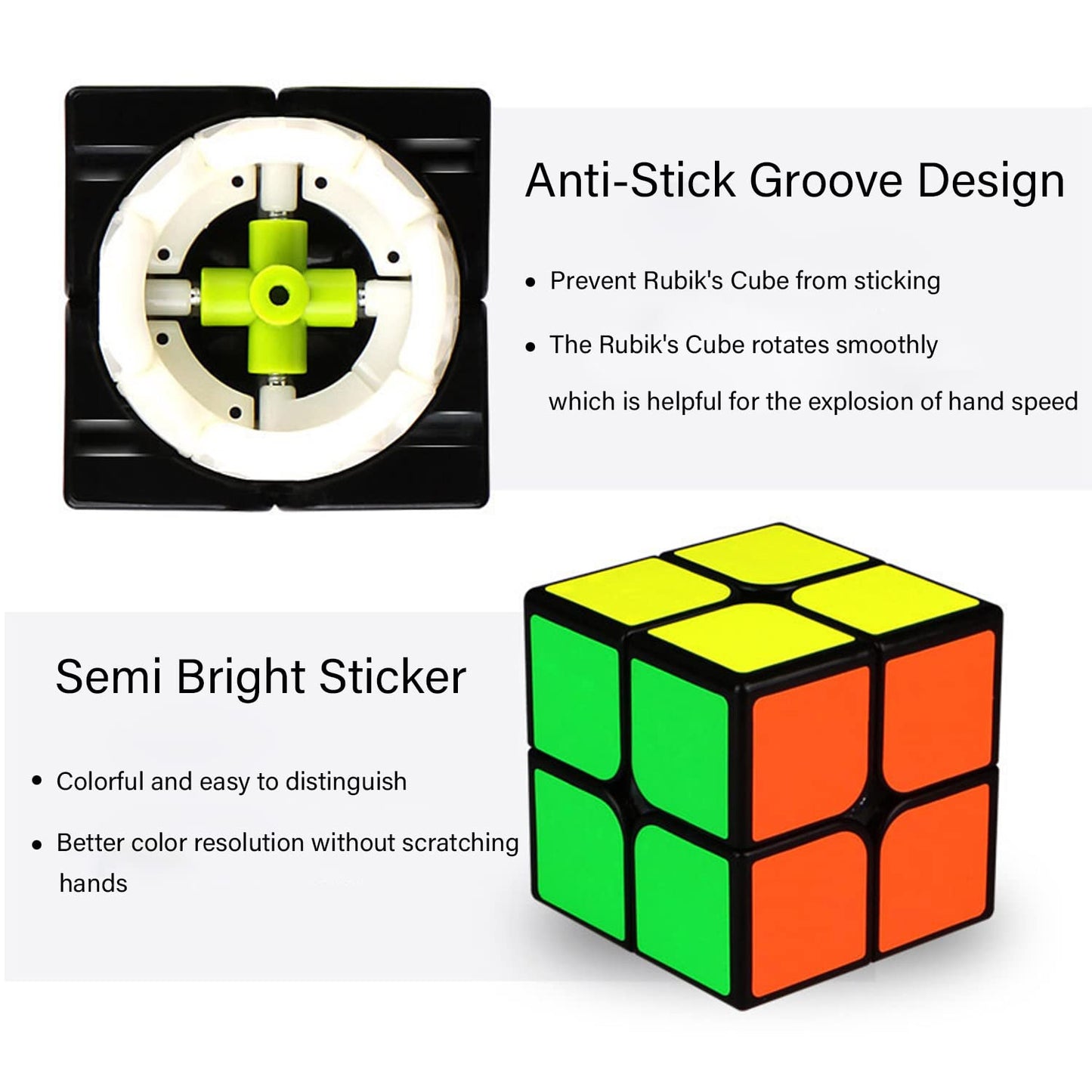 Goodcube 2X2 Cube Toys Puzzle, Black