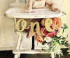 Hongkai Glitter Gold 1st Birthday Highchair Banner Boy Girl Baby Birthday ONE Banner One High Chair Sign Baby First Birthday One