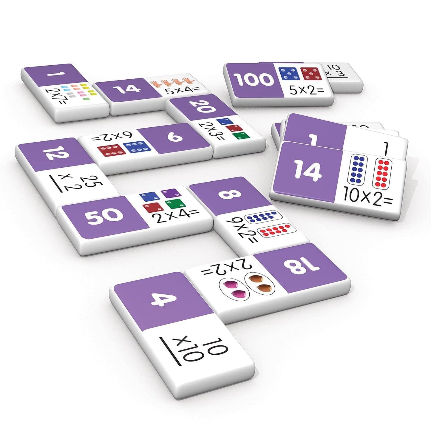Junior Learning Jrl483-2 Multiplication Dominoes - 2 Each