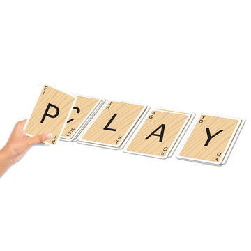 Scrabble Slam The Original 2000'S Mega Hit Scrabble Card Game, Fast-Paced Card Game Version Of Scrabble, For 2 To 4 Players, Ages 8+