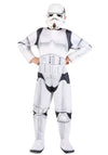 Star Wars Stormtrooper QUALUX Costume (Child) - Qualux Jumpsuit with 3D Half Mask - Size Large White