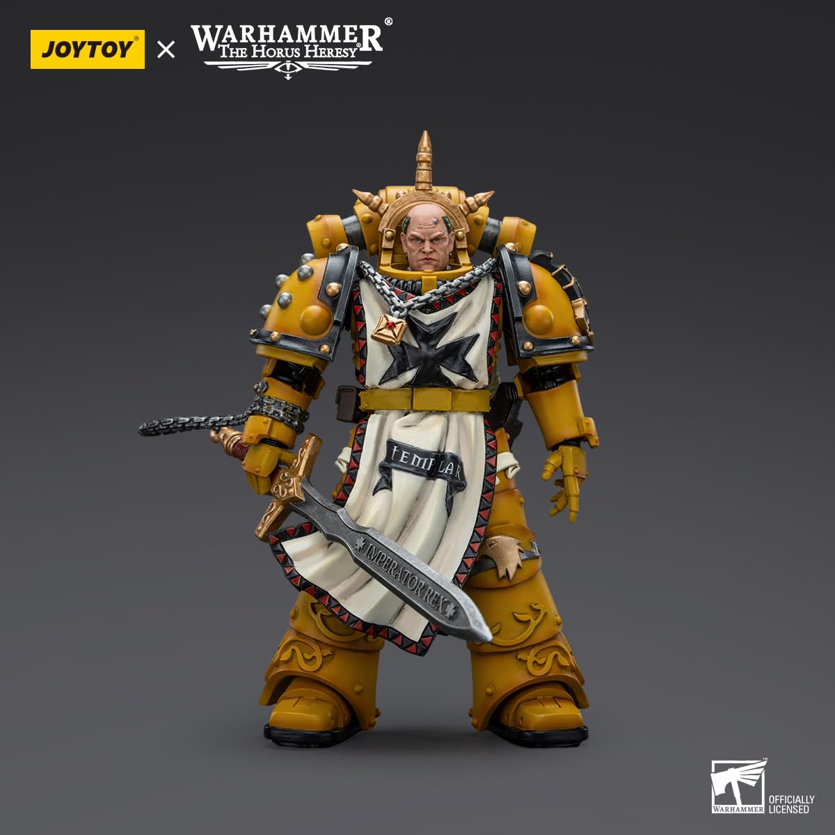 Beerise Joytoy 1/18 Action Figures - Warhammer The Horus Heresy Imperial Fists Sigismund First Captain Of The Imperial Fists - 5