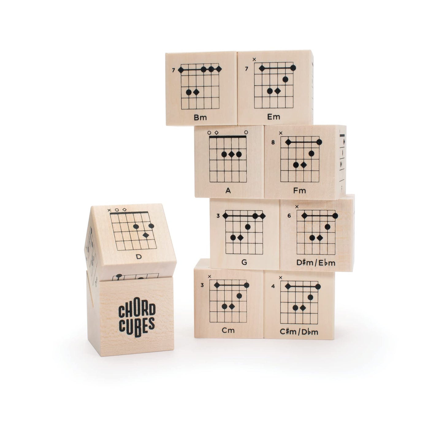 Uncle Goose Chord Cubes Guitar Blocks - Made In The Usa