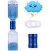 Waitahug Tornado Maker - Weather Toy with Aluminum Tube, 2 Bottles, Compact Size, Blue