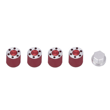DJX 4PCS Aluminum M2 Center Lock Nut Metal Wheel Caps Lug Nuts for Axial SCX24 AXI90081 AXI00004 Jeep C10 Upgrades 1/24 RC Crawl