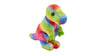 WILD REPUBLIC Pocketkins Eco Rainbow T.Rex Plush Toy, 5 Inches, Made from Recycled Polyester, Eco-Friendly T-Rex Design
