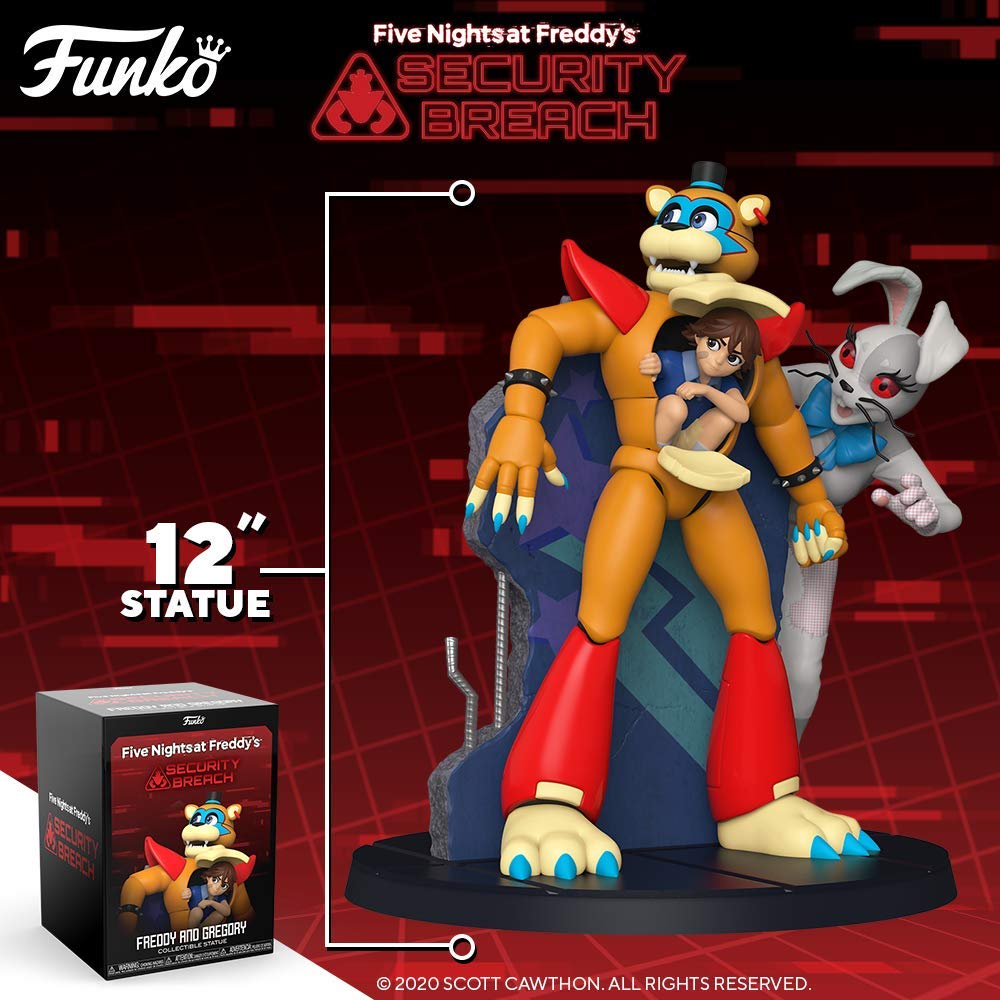 Funko POP 12" Statue - Five Nights at Freddy's Freddy & Gregory, Multicolor, Model 55414, Vinyl Collectible