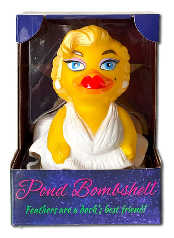 Celebriducks Pond Bombshell Floating Rubber Ducks - Collectible Bath Toy Gift For Kids & Adults Of All Ages