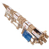 UGEARS NASA Saturn V Model Rocket Kit - Space Ship Model Kits for mature-themeds - 3D Wooden Space Shuttle Building Puzzles - Rocketship Spacecraft 3D Wood Puzzle