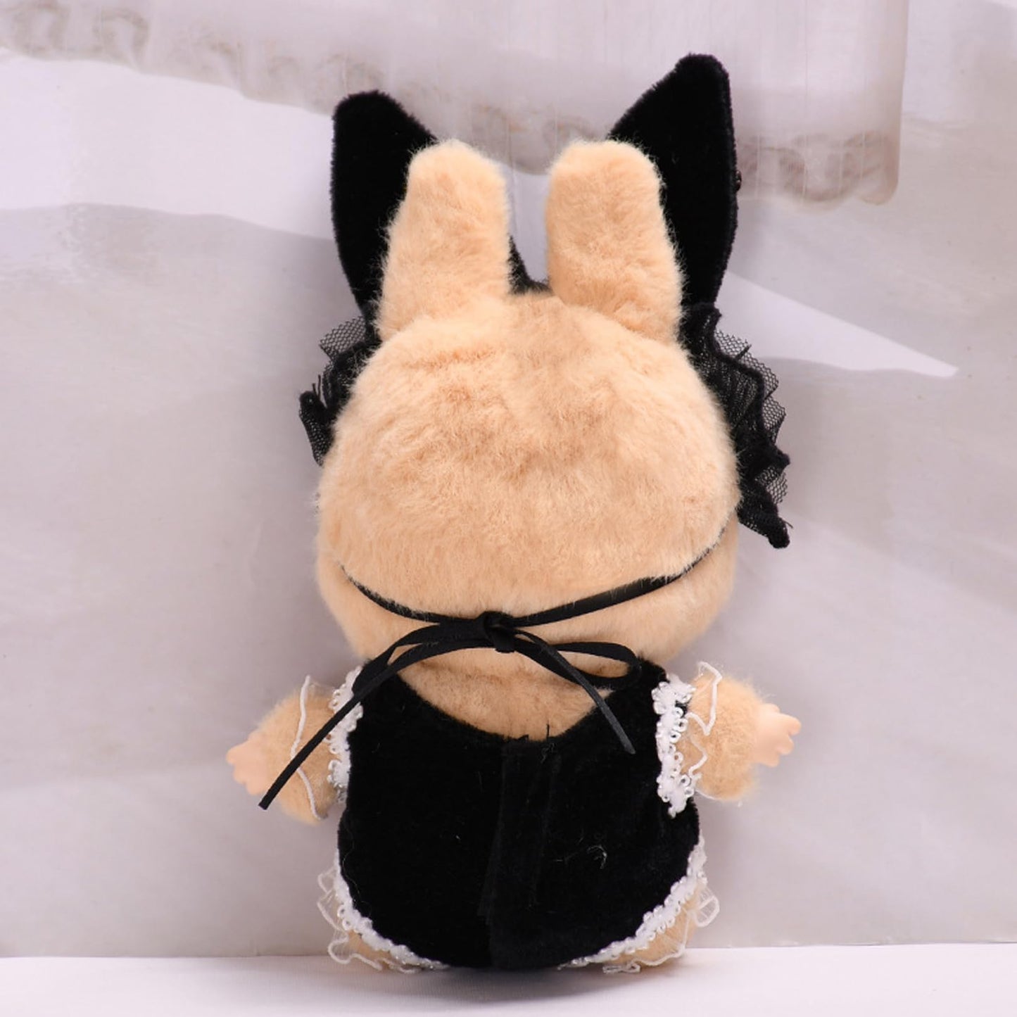 Mrwtesio Doll Clothes for Lububu 2-Piece Doll Fashion Lububu Outfits Set enhanced La Boo-Boo Doll Accessories for Boys and Girls (No Doll) (Black A)