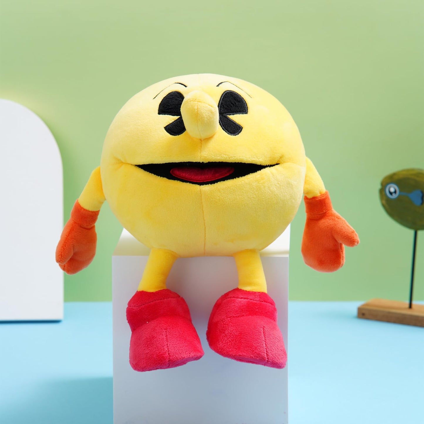 Lhcn021 9.8'' Pac Game Man Plush Stuffed Toy, Cool Toys, Plush Toy Gifts For Boys Girls, Stuffed Toy, Suitable For Festivals/Bir