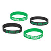 Amscan Football Team Bracelets , Black and Green, 8 Pcs