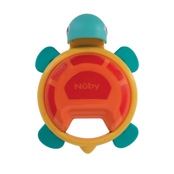 Nuby Turtle Tambourine Bath Toy And Musical Instrument - Baby Bath Toy - 12+ Months