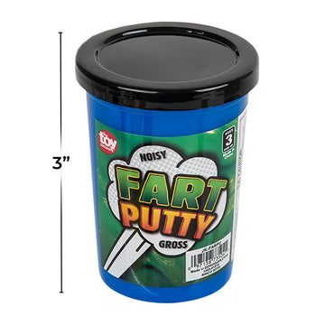 Rhode Island Novelty 3 Inch Fart Putty Assortment, 1 Dozen