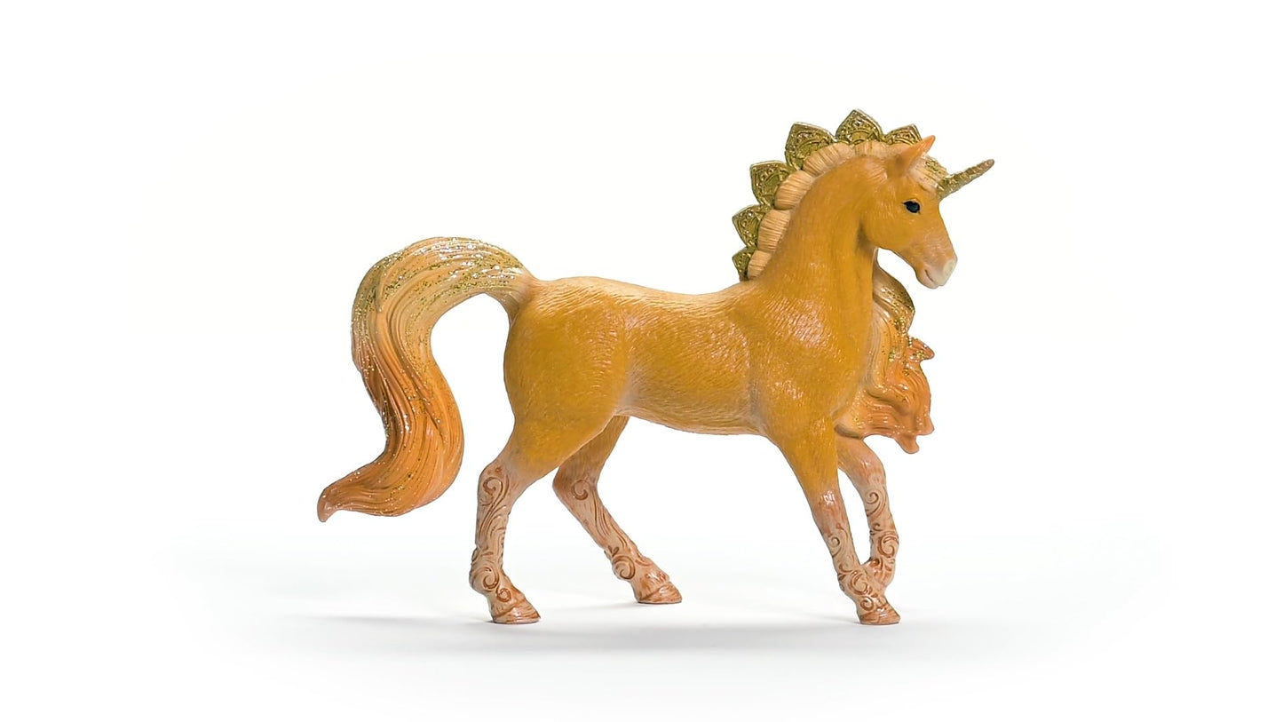 Schleich Bayala New 2024 Bayala Fantasy Apollon Stallion Unicorn Toy