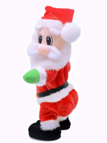 Niuxtool Twerking Santa Claus, Twisted Hip, Singing And Dancing Electric Plush Toy, Gifts For Kids And Women-Sing In English