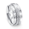 Jzmsjf Spinner Ring 925 Sterling Silver Fidget Rings For Anxiety Stress Relieving Meditation Rings Women Men