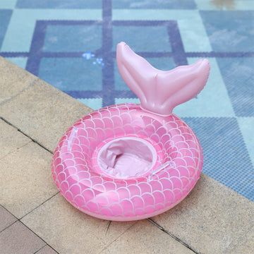 Baby Swimming Float Swim Ring Cute Floaties With Seat And Handle Pool Floats Toys Fun Water Raft Lounge Party Supplies For Infan