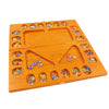 GSE Games & Sports Expert 4-Player Mancala Board Game with Multi-Color Glass Stones Folding Wooden 4-Way Mancala Family Travel Strategy Games Set for Kids & mature-themeds (Oak)