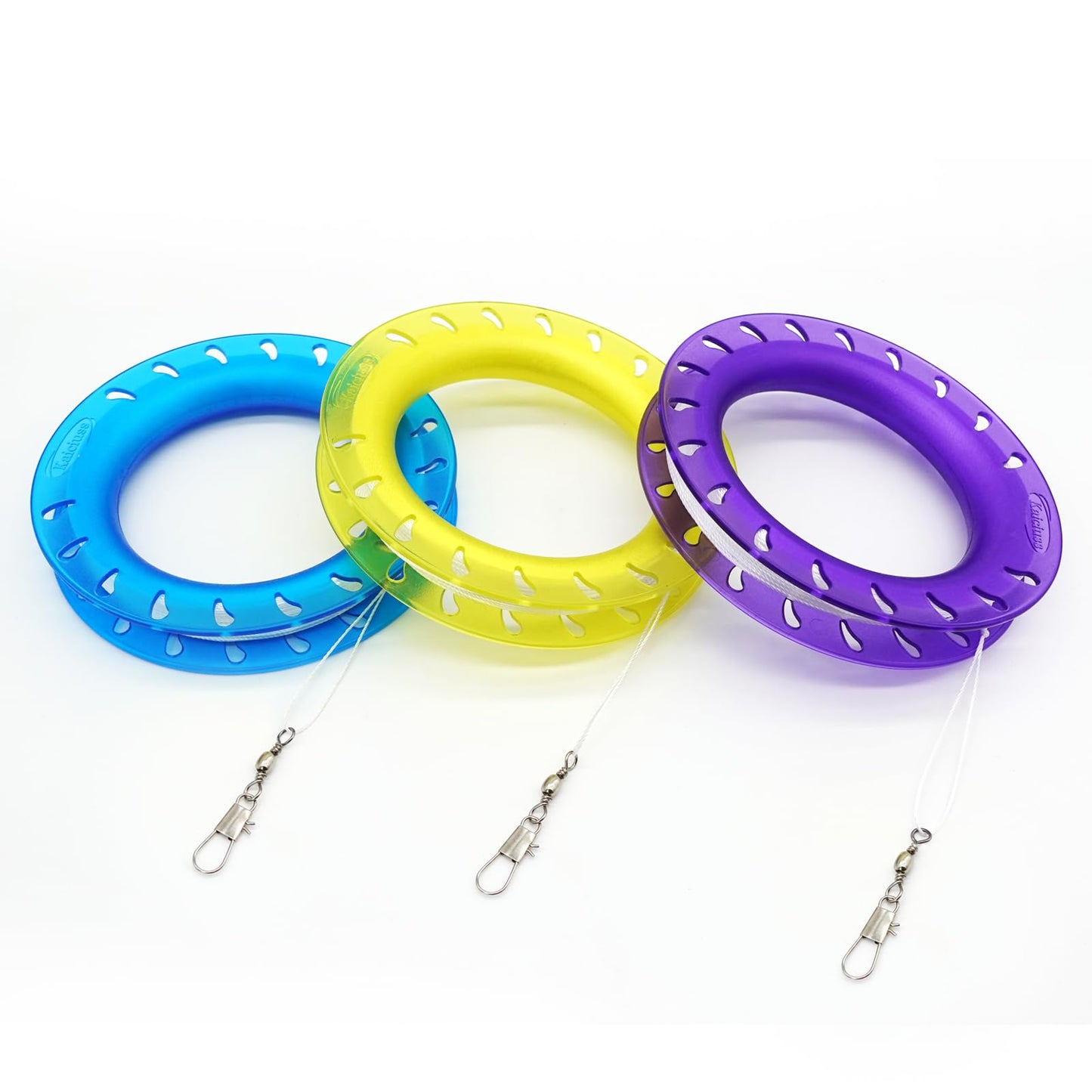 Kaiciuss 3 Pack Kite String Hoop For Kids, Kite Spool Set For Boys & Girls, Kite Handle Kit With 300 Feet Line For Each Kite Ree