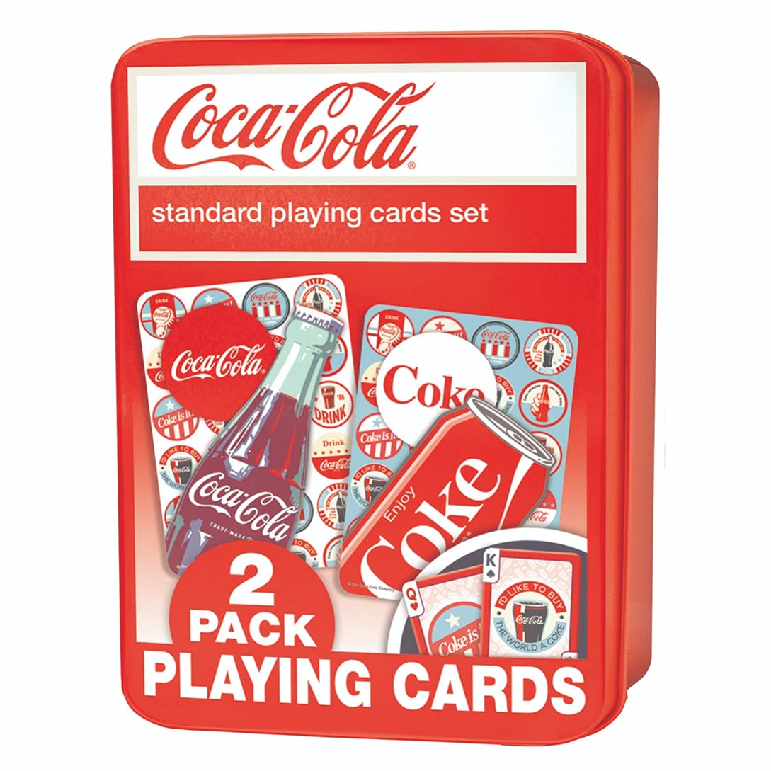 Coca Cola - 2 Pack Playing Cards In Tin